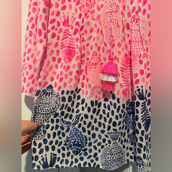 🐟💕LILLY PULITZER Marilina Tunic Top🐟💕Womens small. - Picture 3 of 7